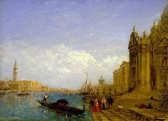 Felix Ziem Venetian Scene oil painting image